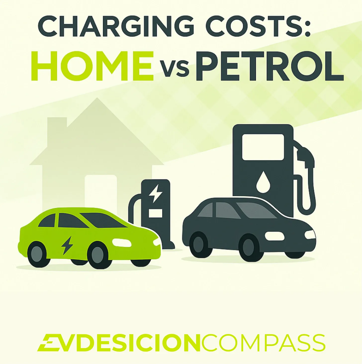 Charging costs: home vs petrol